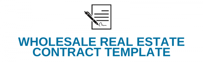 Wholesale Real Estate Contract - Free Template Downloads | Property M.O.B.